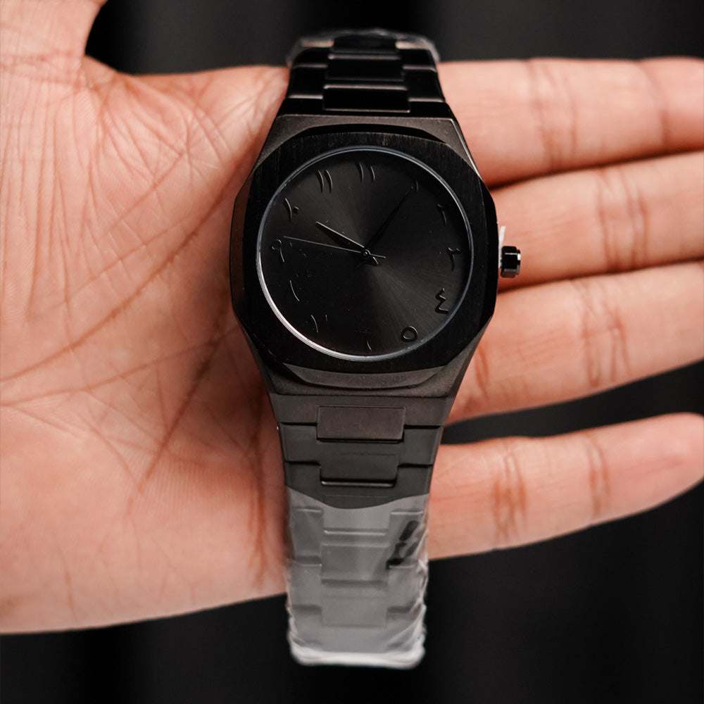Stainless Steel black oura watch waight (125g)