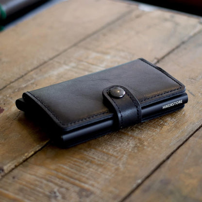 Mens card holder popup wallet