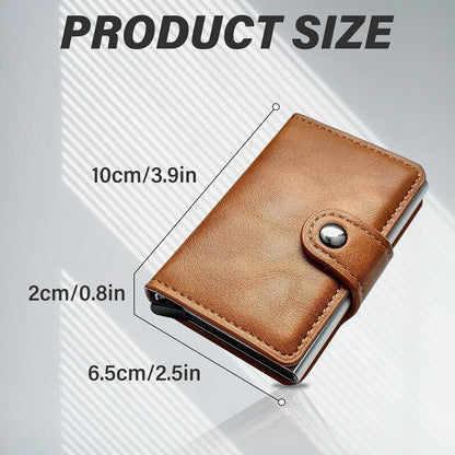 Mens card holder popup wallet
