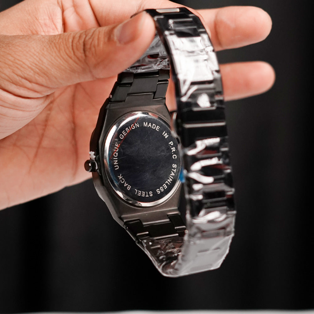 Stainless Steel black oura watch  waight (125g)