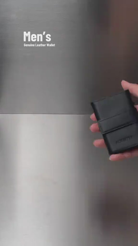 Mens card holder popup wallet
